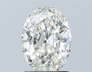 Foto Diamante Natural 1.20 quilates, Ovalado , Color I, claridad SI2 y certificado GIA de