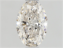 Natural Diamond 0.60 Carats, Oval with  Cut, I Color, VVS1 Clarity and Certified by GIA