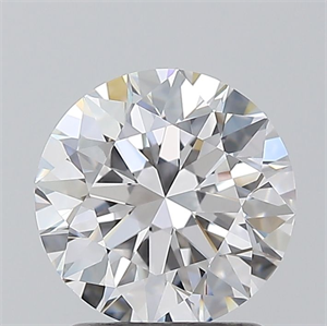 Picture of Natural Diamond 1.55 Carats, Round with Excellent Cut, D Color, VVS1 Clarity and Certified by GIA