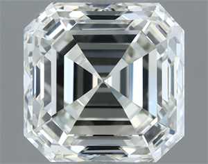 Picture of Natural Diamond 1.01 Carats, Asscher with  Cut, I Color, VVS1 Clarity and Certified by IGI