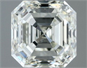 Natural Diamond 1.00 Carats, Asscher with  Cut, I Color, VS2 Clarity and Certified by IGI