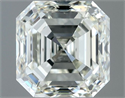 Natural Diamond 1.00 Carats, Asscher with  Cut, I Color, VS2 Clarity and Certified by IGI