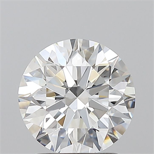 Foto Diamante Natural 1.70 quilates, Redondo , Color E, claridad VVS2 y certificado GIA de