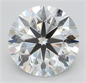 Lab Grown Diamond 5.00 Carats, Round with Excellent Cut, E Color, VVS2 Clarity and Certified by IGI