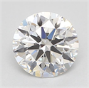 Diamante Natural 0.44 quilates, Redondo , Color F, claridad IF y certificado GIA