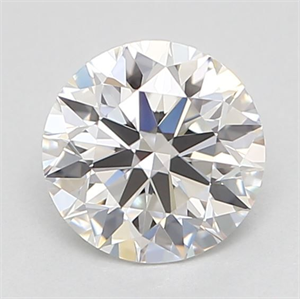 Foto Diamante Natural 0.44 quilates, Redondo , Color F, claridad IF y certificado GIA de