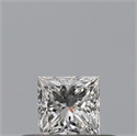 Natural Diamond 0.23 Carats, Princess with  Cut, G Color, VVS2 Clarity and Certified by GIA