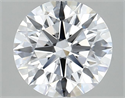 Del inventario de diamantes de laboratorio, 2.07 quilates, Redondo , Color D, claridad IF y certificado GIA