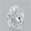 Diamante Natural 1.20 quilates, Ovalado , Color E, claridad SI1 y certificado GIA