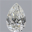 Natural Diamond 0.51 Carats, Pear with  Cut, H Color, VS1 Clarity and Certified by GIA