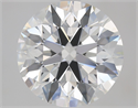 Diamante Natural 3.70 quilates, Redondo , Color F, claridad VS2 y certificado GIA