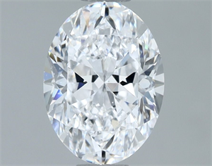 Picture of Natural Diamond 1.21 Carats, Oval with  Cut, D Color, SI1 Clarity and Certified by GIA