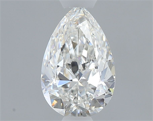 Picture of Natural Diamond 0.50 Carats, Pear with  Cut, H Color, VVS2 Clarity and Certified by GIA
