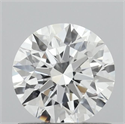 Lab Grown Diamond 0.81 Carats, Round with Ideal Cut, D Color, VS1 Clarity and Certified by IGI