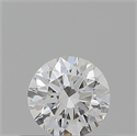 Natural Diamond 0.41 Carats, Round with Excellent Cut, G Color, IF Clarity and Certified by GIA