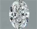 Natural Diamond 0.70 Carats, Oval with  Cut, F Color, VS1 Clarity and Certified by GIA