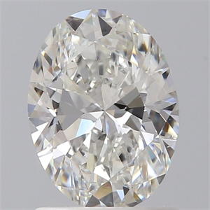 Picture of Natural Diamond 1.01 Carats, Oval with  Cut, G Color, SI1 Clarity and Certified by GIA