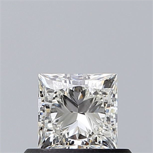 Picture of Natural Diamond 0.50 Carats, Princess with  Cut, J Color, VS1 Clarity and Certified by GIA