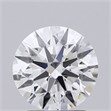 Lab Grown Diamond 1.92 Carats, Round with Ideal Cut, D Color, IF Clarity and Certified by IGI