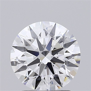 Picture of Lab Grown Diamond 1.92 Carats, Round with Ideal Cut, D Color, IF Clarity and Certified by IGI