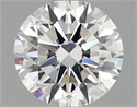 Del inventario de diamantes de laboratorio, 1.58 quilates, Redondo , Color F, claridad VS1 y certificado IGI