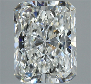 Foto Diamante Natural 3.01 quilates, Radiante , Color G, claridad VVS1 y certificado GIA de