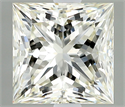 Natural Diamond 0.82 Carats, Princess with  Cut, J Color, VVS1 Clarity and Certified by IGI