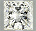 Natural Diamond 0.82 Carats, Princess with  Cut, J Color, VVS1 Clarity and Certified by IGI