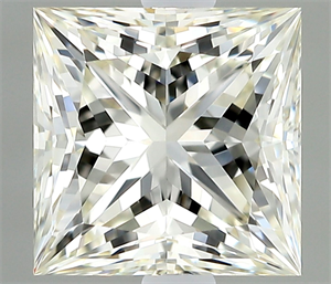 Picture of Natural Diamond 0.82 Carats, Princess with  Cut, J Color, VVS1 Clarity and Certified by IGI
