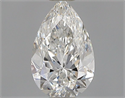 Natural Diamond 0.31 Carats, Pear with  Cut, G Color, IF Clarity and Certified by GIA