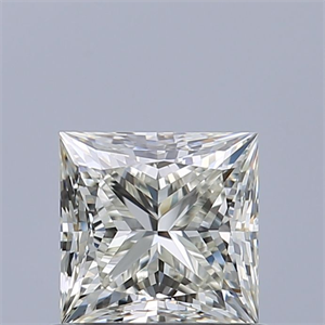 Picture of Natural Diamond 0.70 Carats, Princess with  Cut, H Color, VVS1 Clarity and Certified by IGI