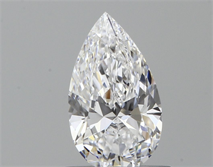 Picture of Natural Diamond 0.60 Carats, Pear with  Cut, D Color, VVS1 Clarity and Certified by GIA