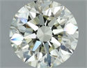 Natural Diamond 1.51 Carats, Round with Excellent Cut, M Color, SI1 Clarity and Certified by IGI