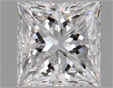 Natural Diamond 0.50 Carats, Princess with  Cut, E Color, SI2 Clarity and Certified by GIA