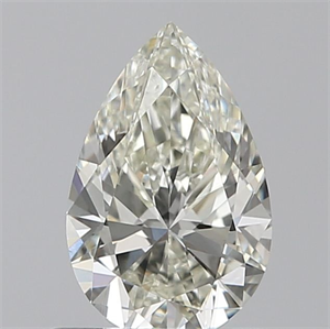 Picture of Natural Diamond 0.60 Carats, Pear with  Cut, J Color, VS1 Clarity and Certified by IGI