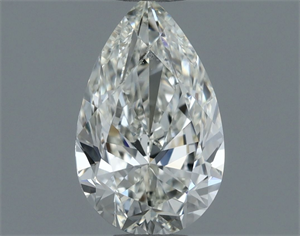 Picture of Natural Diamond 0.62 Carats, Pear with  Cut, H Color, VVS1 Clarity and Certified by IGI