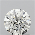 Natural Diamond 0.72 Carats, Round with Excellent Cut, I Color, I1 Clarity and Certified by GIA