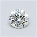 Diamante Natural 0.56 quilates, Redondo , Color J, claridad SI1 y certificado GIA