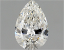 Natural Diamond 0.50 Carats, Pear with  Cut, G Color, VVS2 Clarity and Certified by GIA
