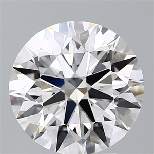 Picture of Lab Grown Diamond 3.55 Carats, Round with Ideal Cut, D Color, VS1 Clarity and Certified by IGI