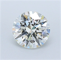 Natural Diamond 0.71 Carats, Round with Excellent Cut, J Color, VVS2 Clarity and Certified by GIA