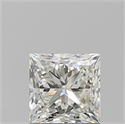 Natural Diamond 1.21 Carats, Princess with  Cut, J Color, VS2 Clarity and Certified by GIA