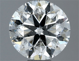 Picture of Natural Diamond 1.00 Carats, Round with Very Good Cut, G Color, SI2 Clarity and Certified by IGI