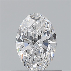 Picture of Natural Diamond 0.50 Carats, Oval with  Cut, D Color, VS2 Clarity and Certified by GIA
