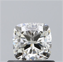 Natural Diamond 0.61 Carats, Cushion with  Cut, K Color, VVS2 Clarity and Certified by GIA