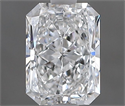 Natural Diamond 0.50 Carats, Radiant with  Cut, F Color, VVS1 Clarity and Certified by GIA