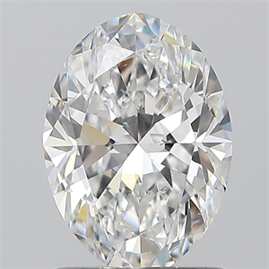 Foto Diamante Natural 1.20 quilates, Ovalado , Color E, claridad SI1 y certificado GIA de