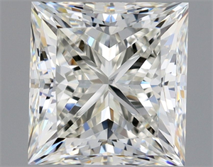 Picture of Natural Diamond 1.20 Carats, Princess with  Cut, J Color, VS1 Clarity and Certified by GIA