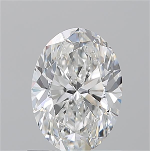 Foto Diamante Natural 1.01 quilates, Ovalado , Color F, claridad VS1 y certificado GIA de