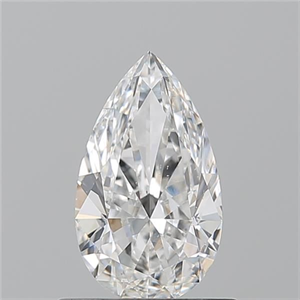 Foto Diamante Natural 0.70 quilates, De pera , Color F, claridad SI1 y certificado GIA de